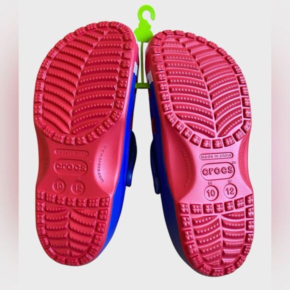 NEW Crocs Classic American Flag Clogs Men’s 10 Women's 12 Team USA Patriotic - Picture 11 of 12